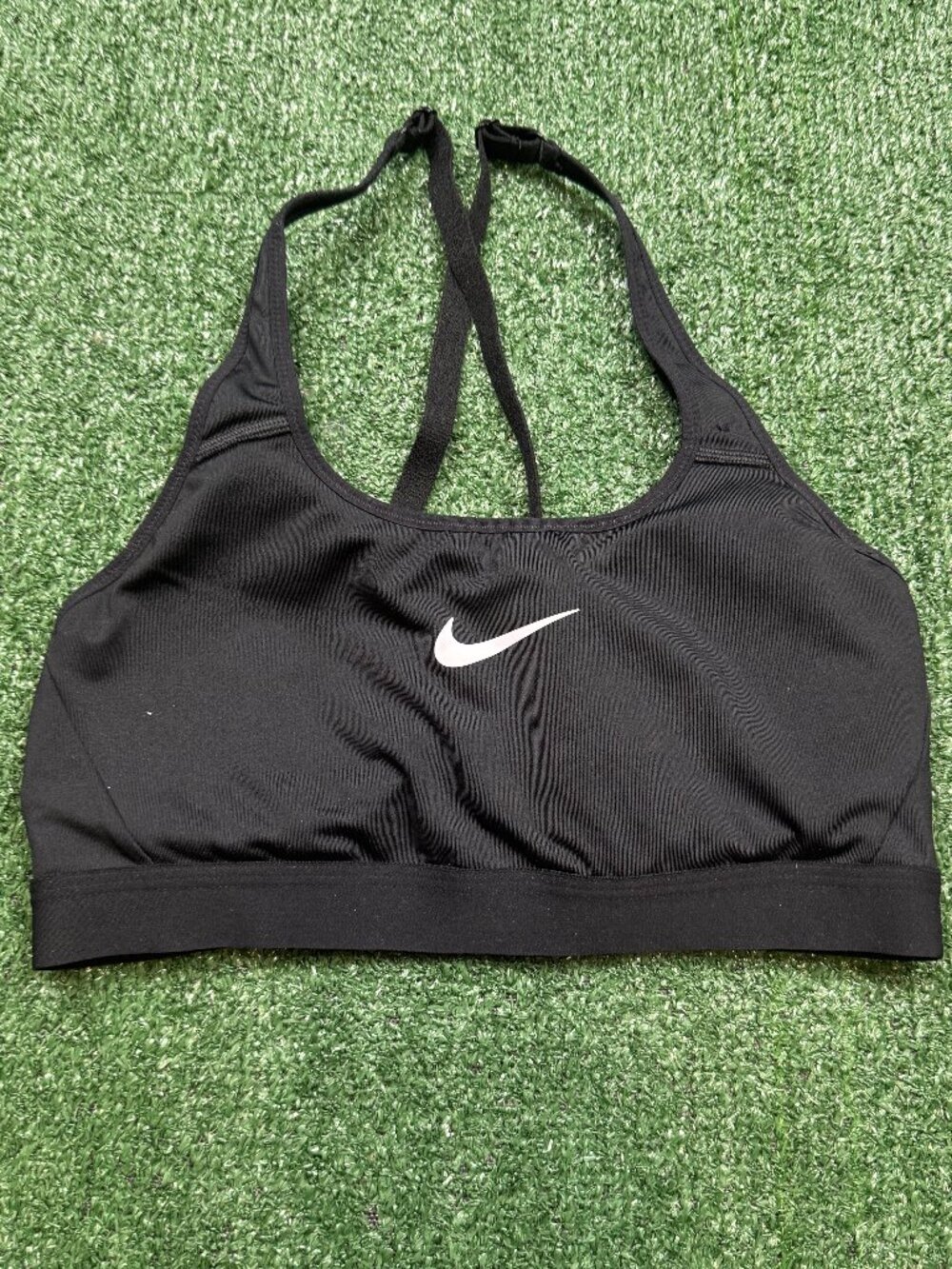 Nike Sports Bra Womens Size M Black Sleeveless